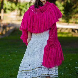 Mantón Alegría Fucsia