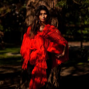 Mantón Alegría Rojo